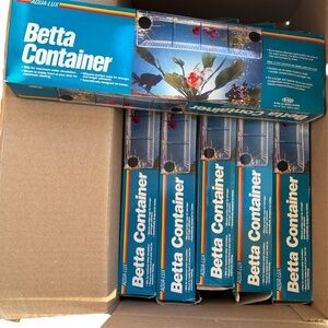 X's 6 packages Betta Lux compartment fish tank separator